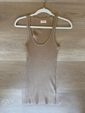 Clyque Cameron Tank in Latte